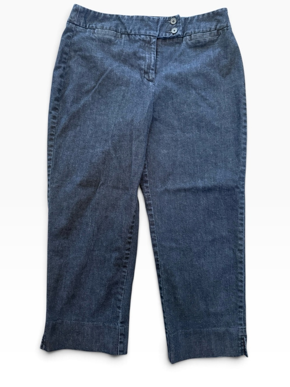 Women’s Talbots Petites denim stretch capris EUC Size 12